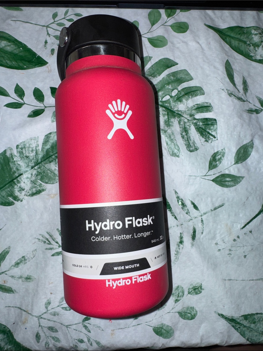 Hydro Flask Wide Mouth 32 oz Bottle - Cardinal